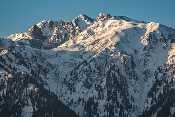 snow covered mountain