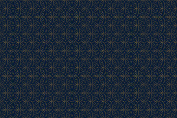 seamless pattern with blue flowers