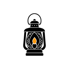 creative details Halloween  Lantern Icon  Vector Illustration