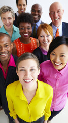 Obraz premium Diverse Business Team Portrait - Multicultural Professionals in Modern Office