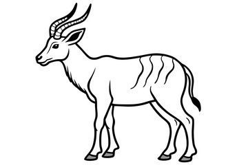 Wild Markhor Vector