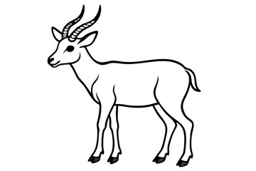Wild Markhor Vector