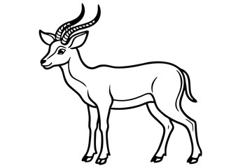 Wild Markhor Vector