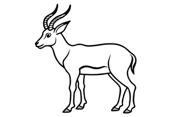 Wild Markhor Vector