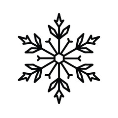 Fototapeta premium vector illustration of a snowflake