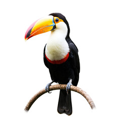Fototapeta premium toucan bird isolated on transparent background