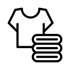 clothing line icon
