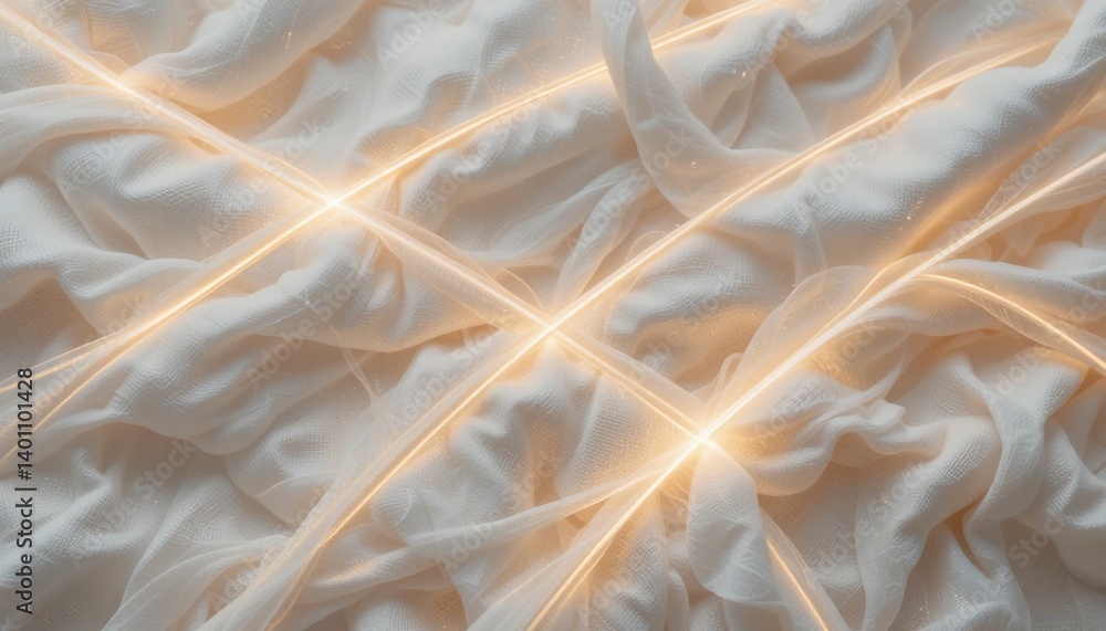 Aufkleber elegant flowing fabric with soft light accents studio setting abstract art minimalist environment to