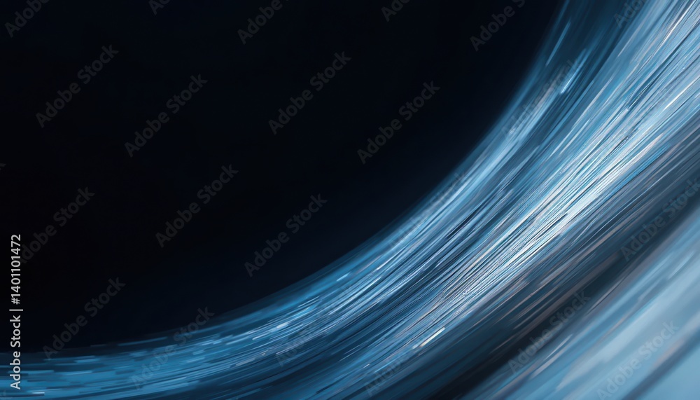 Aufkleber dynamic water flow abstract visuals motion graphics dark background close-up view fluidity concept f