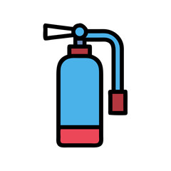 Fire Extinguisher for Emergency Use Icon Design