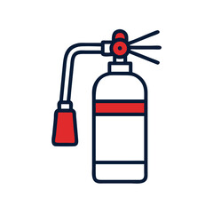Fire Extinguisher for Emergency Use Icon Design
