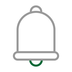 Notification Vector Line Dark Green Grey Icon Design