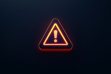 Modern icon of a psychosocial risk alert system in a corporate environment