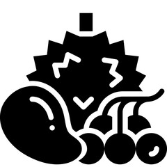 fruit solid icon
