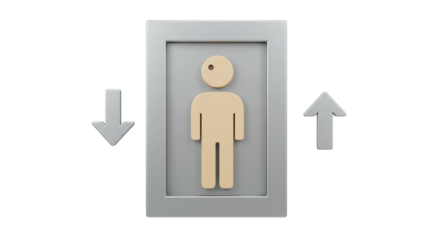 Isolated Elevator Lift Icon