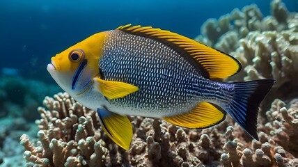Naklejka premium Damselfish 