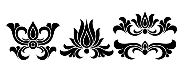 Silhouette decoration ornament