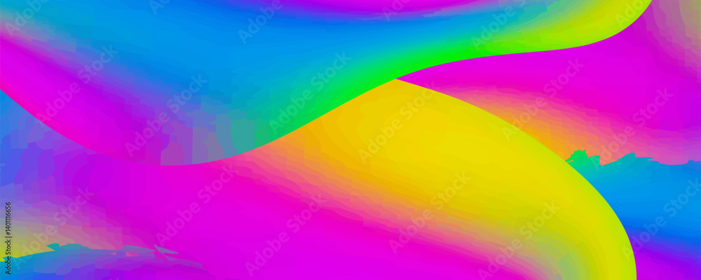 Poster abstract shapes on background. liquid effect, freeform gradient color background, modern screen vect