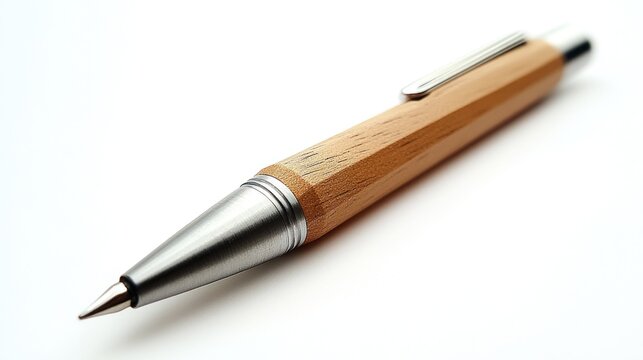 A mechanical pencil with a retractable eraser, modern design, --ar 16:9 --v 6.1 Job ID: 933a8db5-983c-41ee-bb07-9e1d64e6d89a