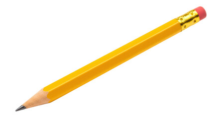 Isolated Yellow Pencil