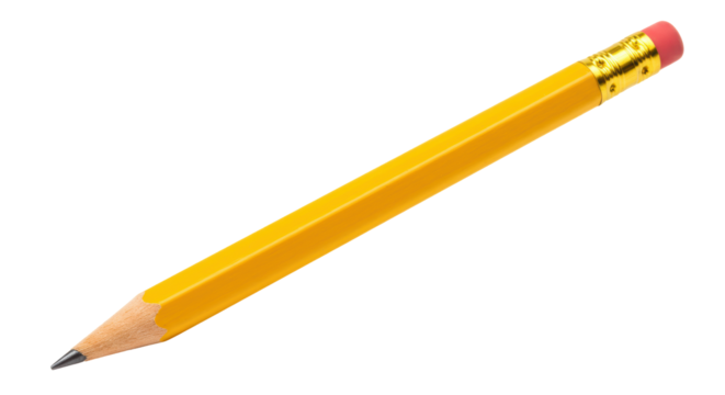 Isolated Yellow Pencil