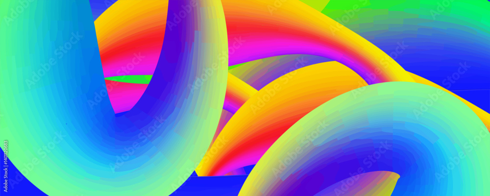 Poster abstract shapes on background. liquid effect, freeform gradient color background, modern screen vect