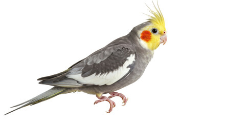 Isolated Cockatiel
