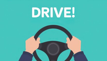 Hands on Steering Wheel - Drive Concept