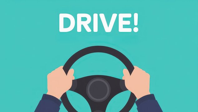 Hands on Steering Wheel - Drive Concept