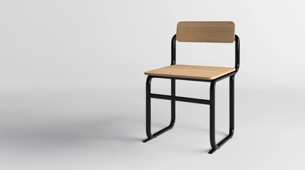 Lightweight Compact Student Desk Chair Design
