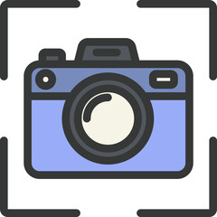 Capture Filled Line Icon