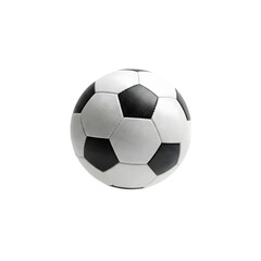 soccer ball on solid white background