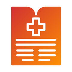 Obraz premium Vector Design Medical History Icon Style
