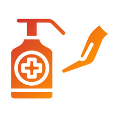Vector Design Hand Sanitizer Icon Style