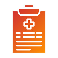 Obraz premium Vector Design Medical Report Icon Style