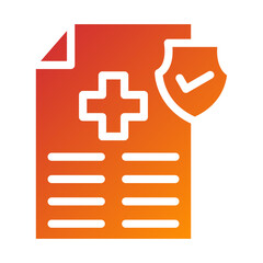 Obraz premium Vector Design Health Insurance Icon Style