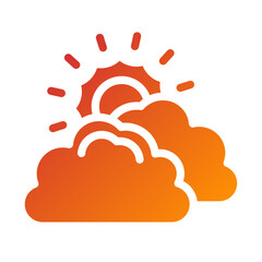 Vector Design Cloudy Icon Style
