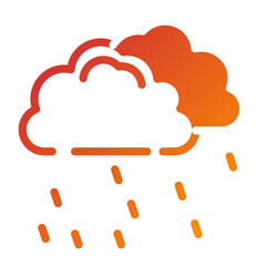 Vector Design Raining Icon Style