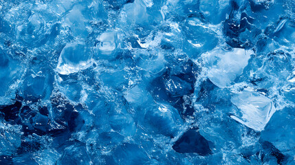 Obraz premium un fondo con textura de agua en movimiento con oleaje abstracto pintura de movimiento del agua brillante color azul en la superficie
