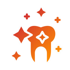 Clean Tooth Icon Style