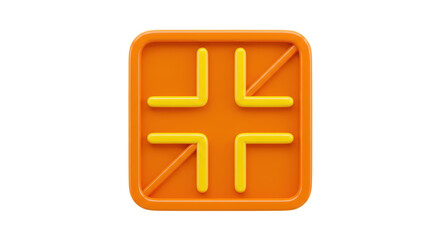 Isolated Square Location Icon