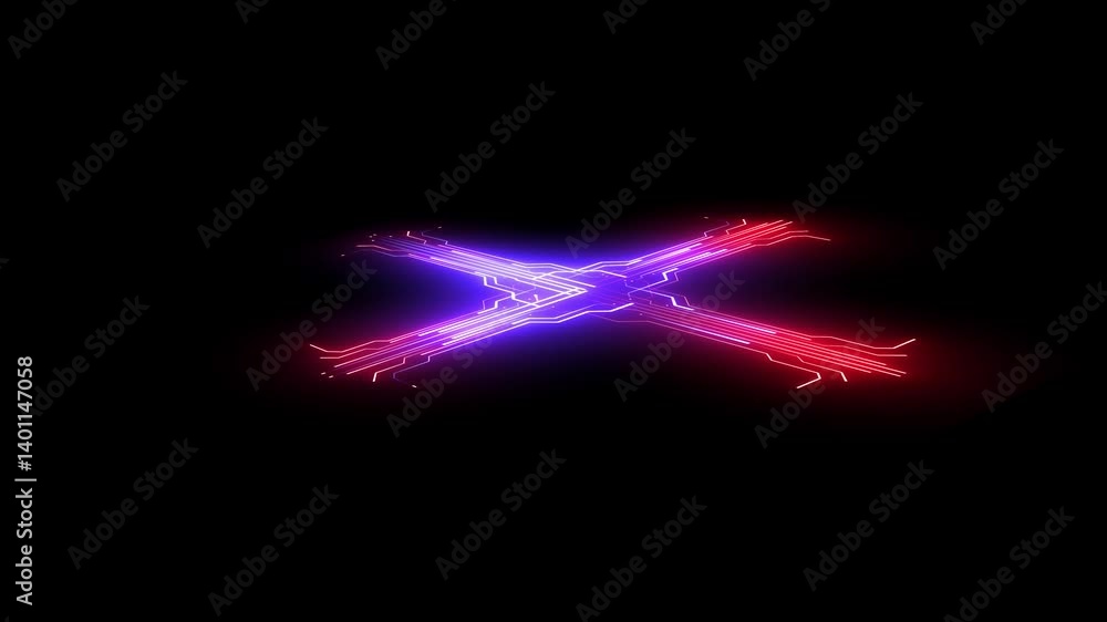 Aufkleber hi speed connection and data analysis technology digital abstract line modern motherboard circuit bo