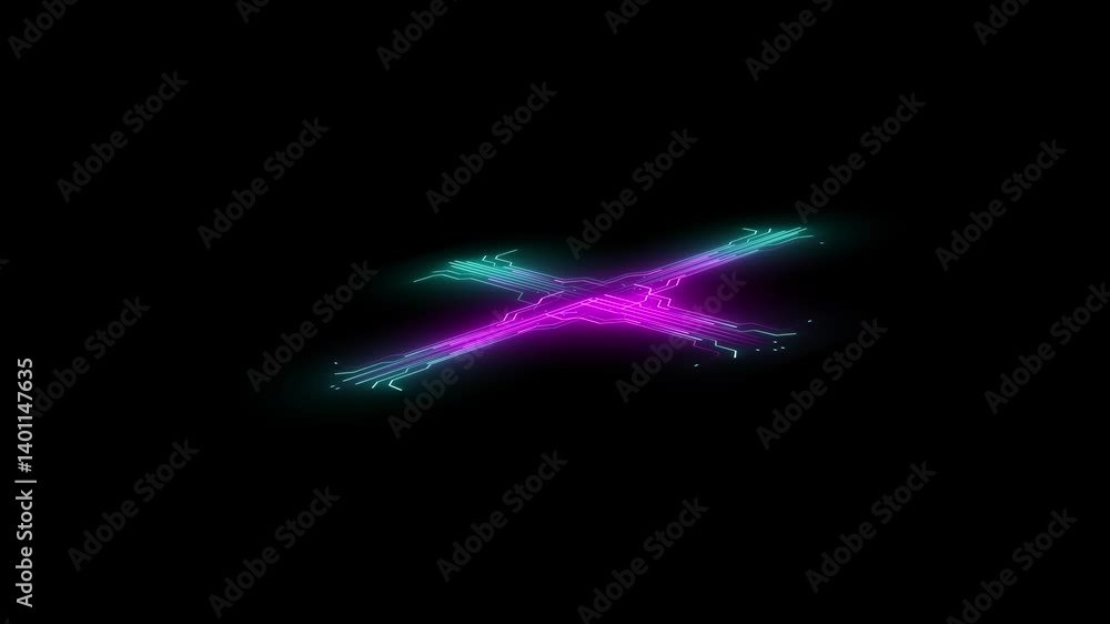 Aufkleber hi speed connection and data analysis technology digital abstract line modern motherboard circuit bo