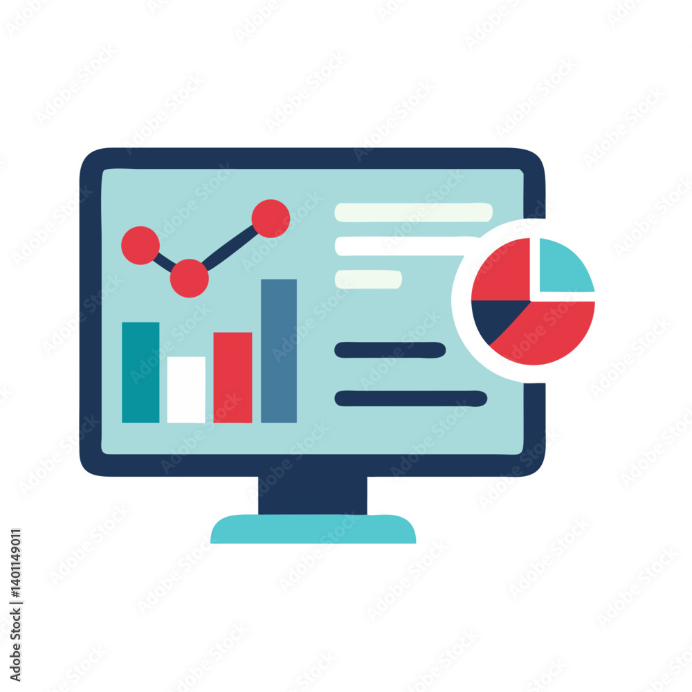 Poster data analysis dashboard displaying charts and graphs