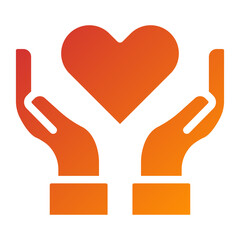 Obraz premium Care Icon Style