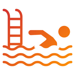 Swimming Pool Icon Style