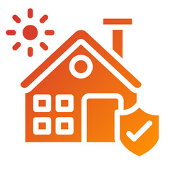 Home Insurance Icon Style