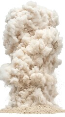 Explosion Smoke Cloud Isolated