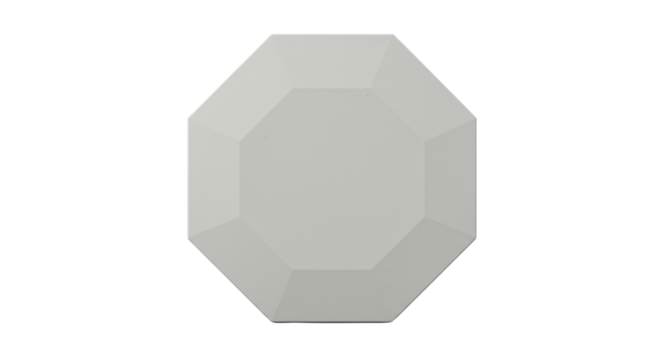 Isolated Octagon Shape - Powered by Adobe
