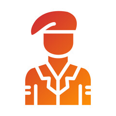Army Soldier Icon Style